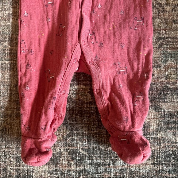 Petit Lem Berry Pink Baby Onesie | 6M - Picture 4 of 7